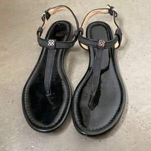 Coach Patent Leather Sandals